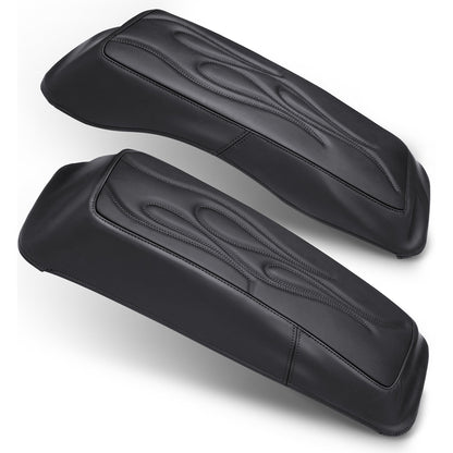Saddlebag Lid Microfiber Leather Covers for 1993-2013 Harley Touring