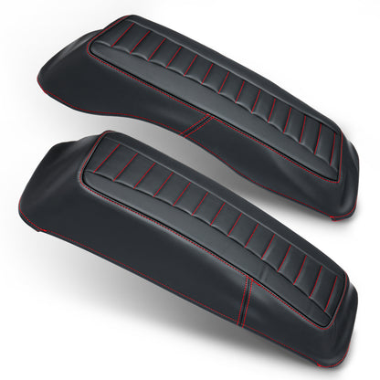 Saddlebag Lid Microfiber Leather Covers for 1993-2013 Harley Touring