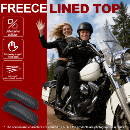 Saddlebag Lid Microfiber Leather Covers for 1993-2013 Harley Touring