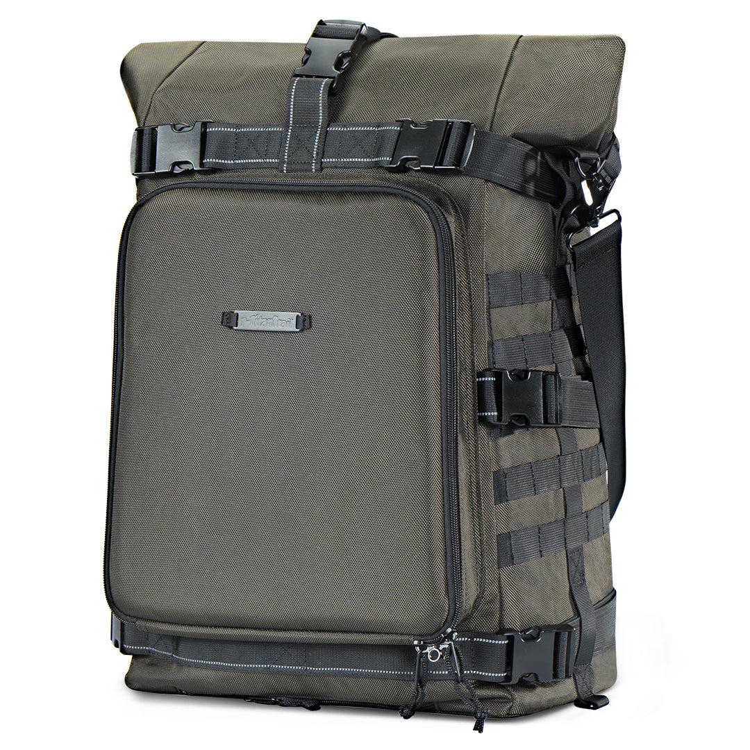 Sissy Bar Bag Tail Backrest Luggage Bag 51L Backpack Duffle Gear for Touring Camping Trip Travel Outdoor with Raincover and 1 Shoulder Strap