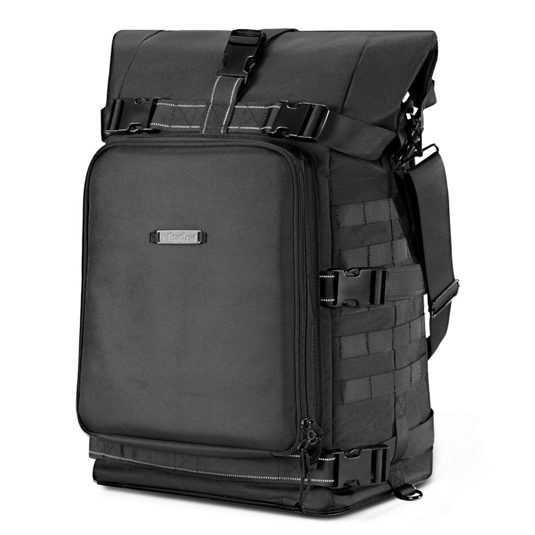 backpack travel bar Sissy Bag Tail Backrest Luggage Bag 51L Duffle Gear for Touring Camping Trip Outdoor with Raincover and 1 Shoulder Strap beige-recycled The bar tool travel Size:WP 3700D Rigging Bomber Saltwater Grade Long
