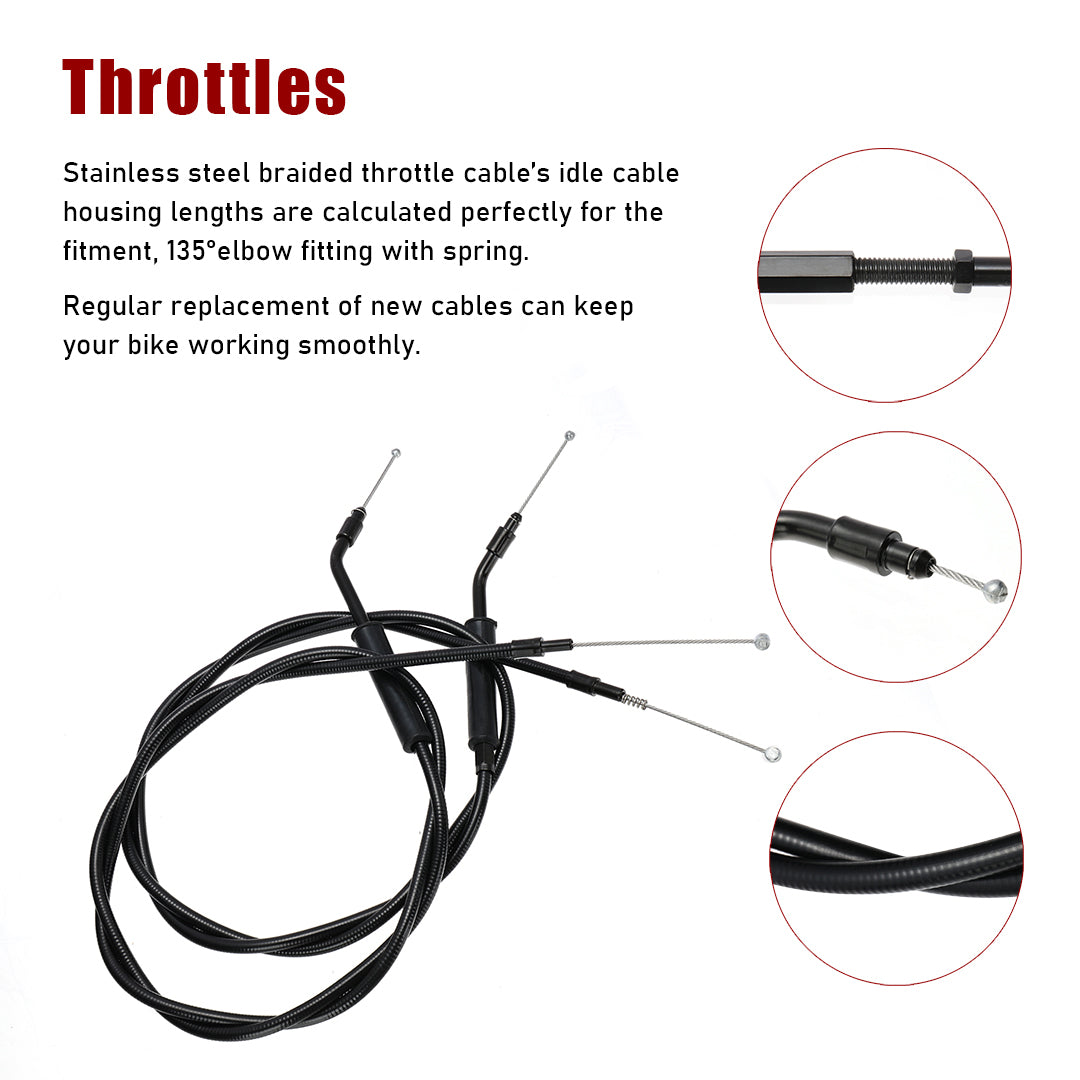 For Harley Softail 2000-2006 Handlebar Extended Cable Line Kits