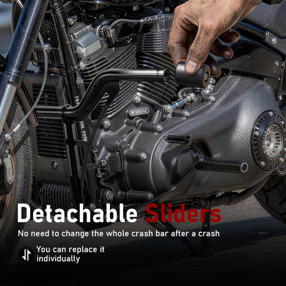 For Softail 2018-2024 1.25 Inch Fat Engine Guard Highway Crash Bar