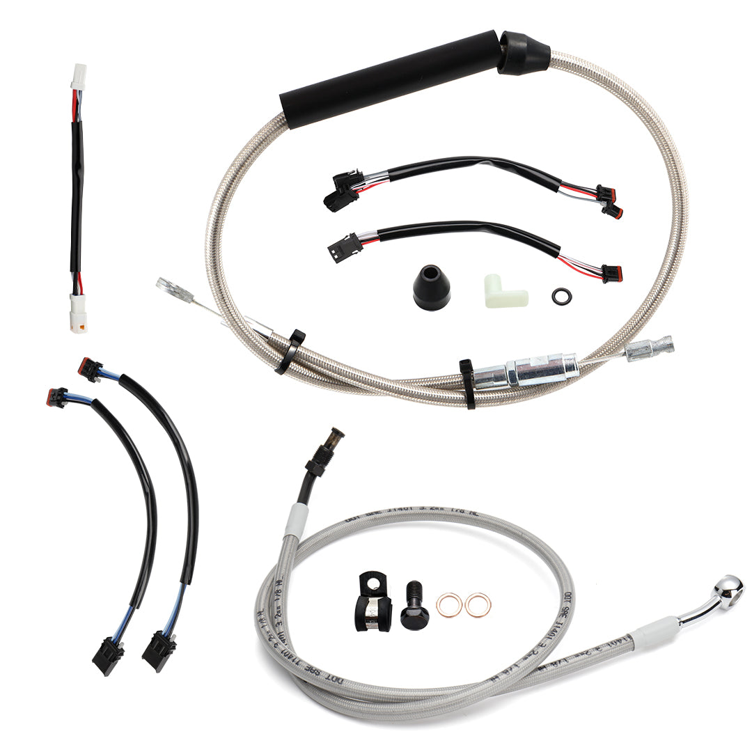 For Harley Softail 2018-2024 Handlebar Extended Cable Line Kits with ABS