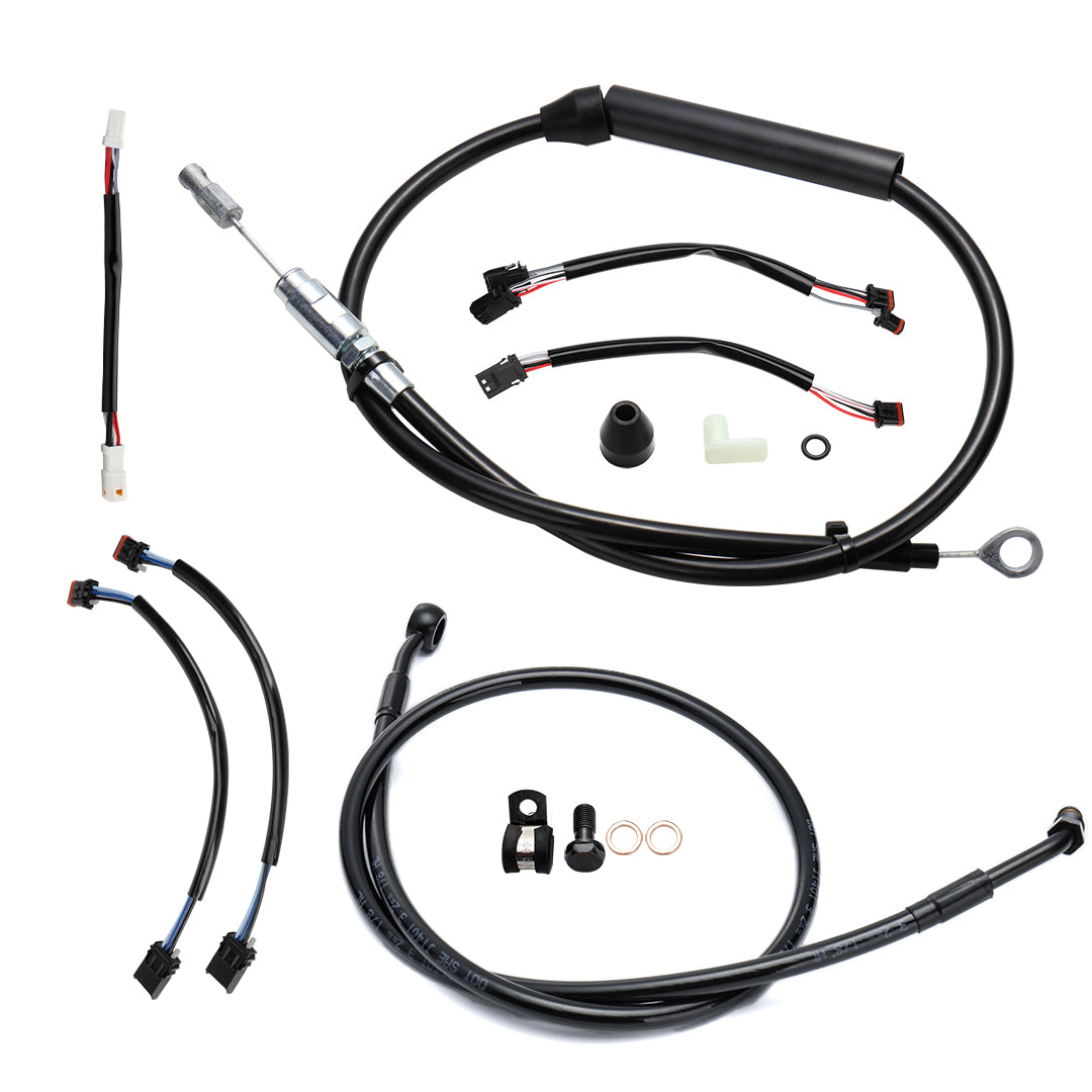 For Harley Softail 2018-2024 Handlebar Extended Cable Line Kits with ABS