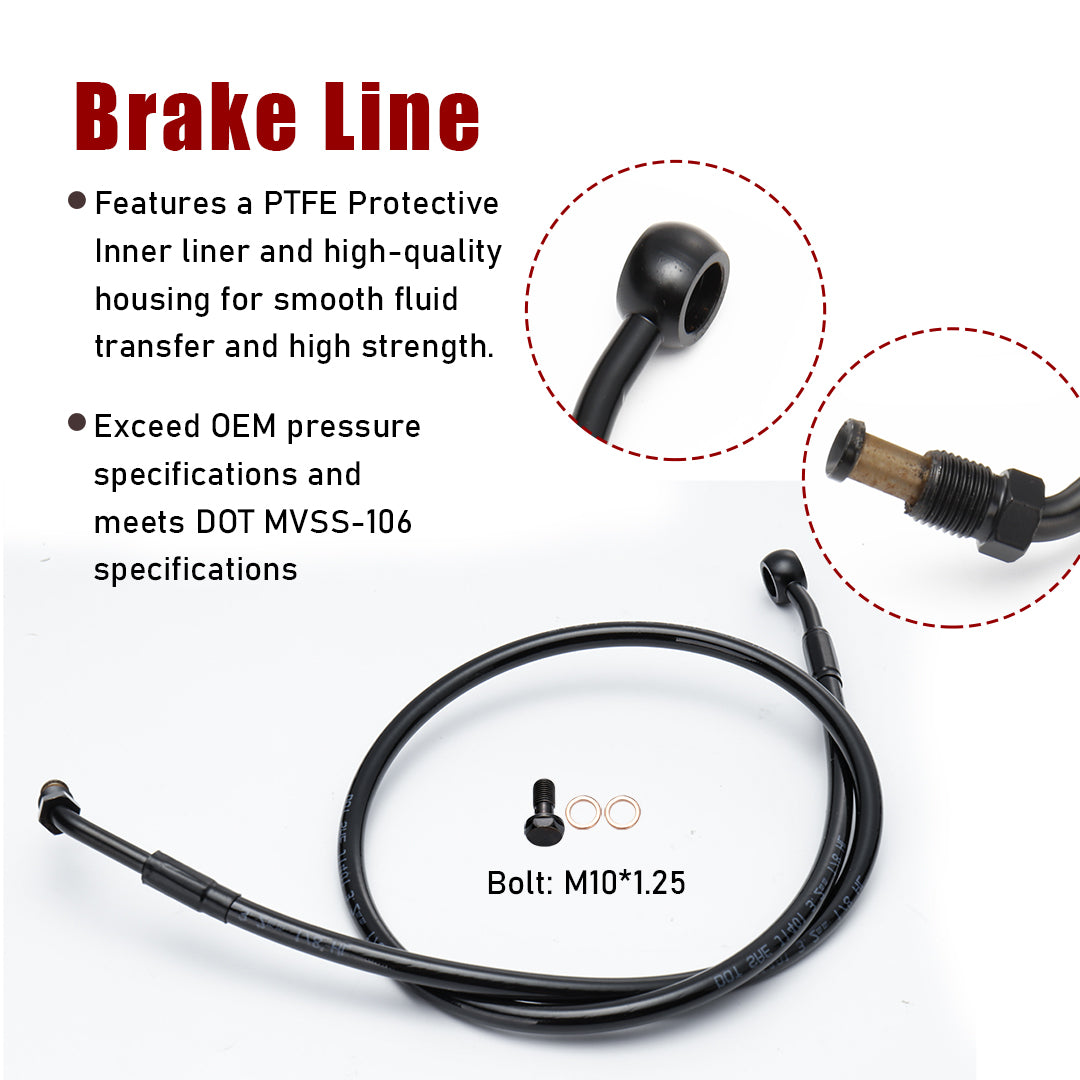 For Harley Softail 2018-2024 Handlebar Extended Cable Line Kits with ABS