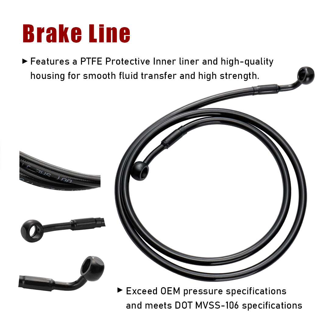 For Harley Softail 2018-Later Handlebar Extended Cable Line Kits without ABS