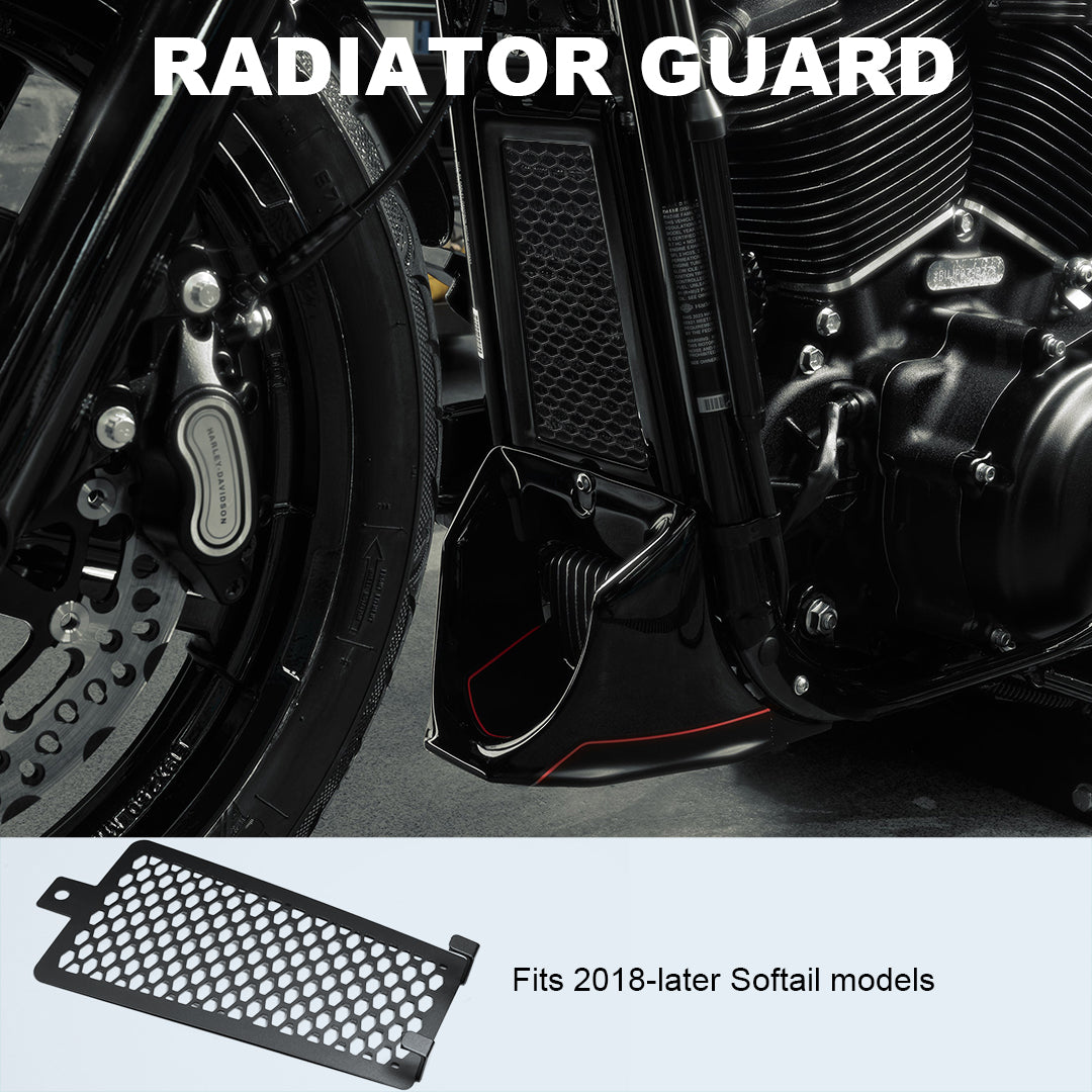 For Softail 2018-Later Radiator Guard Grille Oil Cooler Cover