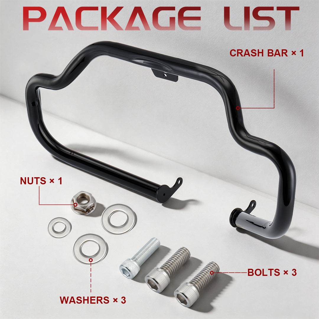 Softail Crash Bar 1.5" Highway Engine Guard for Harley 2018-Later Low Rider Heritage Street Bob Sport Glide Slim Fat Bob Boy