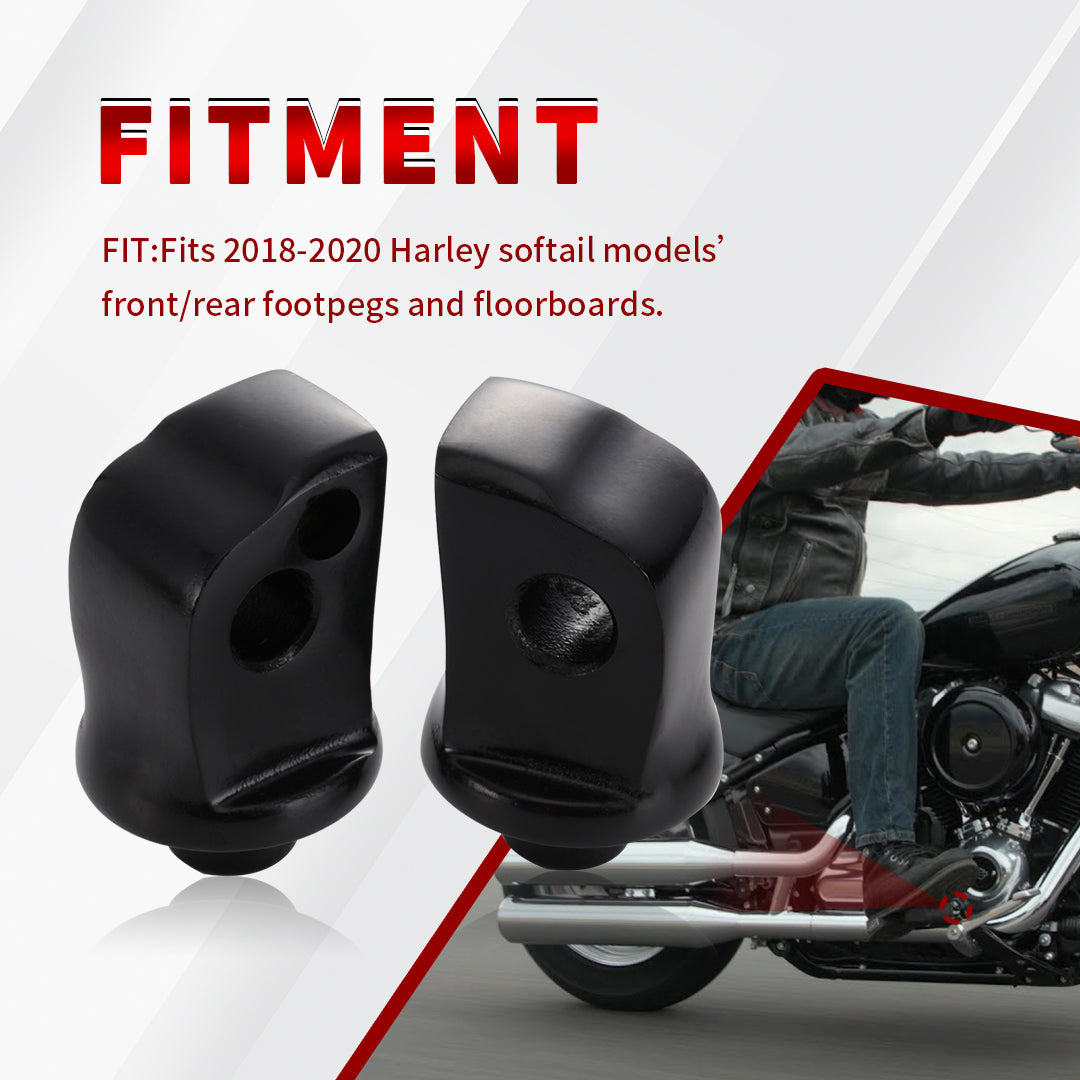 Splined Front/Rear Footpegs and Floorboards for Harley Softail 2018-2023
