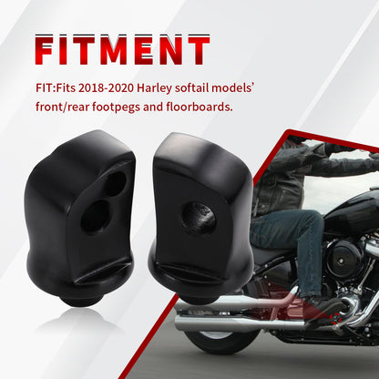 Splined Front/Rear Footpegs and Floorboards for Harley Softail 2018-2023