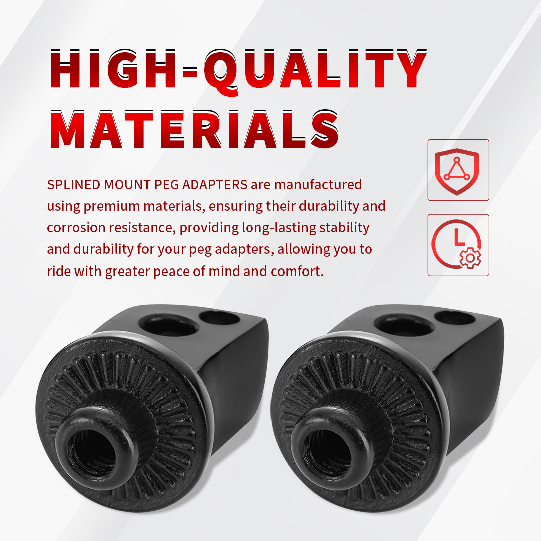 Splined Front/Rear Footpegs and Floorboards for Harley Softail 2018-2023