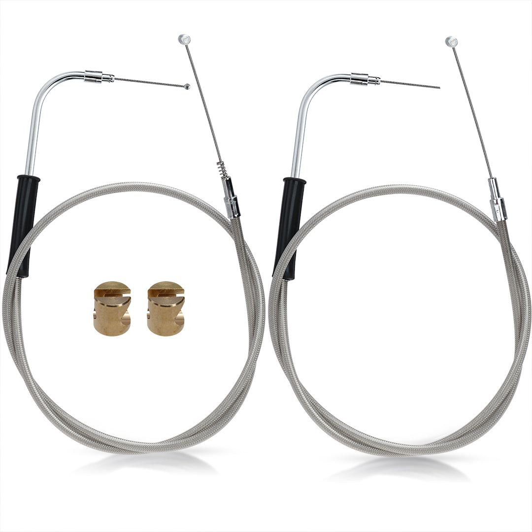 For Harley Sportster 2004-2006 Throttle Idle Cable Set