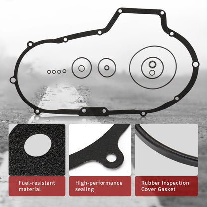 Sportster Primary Cover Gasket Seal Kit for Harley 1991-2003 XL883 1200 Roadster Custom Iron