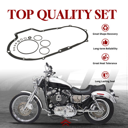 Sportster Primary Cover Gasket Seal Kit for Harley 1991-2003 XL883 1200 Roadster Custom Iron