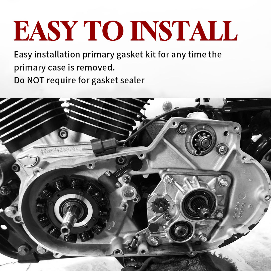 Sportster Primary Cover Gasket Seal Kit for Harley 1991-2003 XL883 1200 Roadster Custom Iron