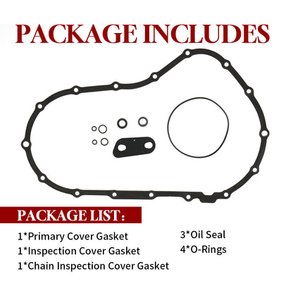Sportster Primary Cover Gasket Seal Kit for Harley Sportster XL 2004-2022 Iron 883 1200