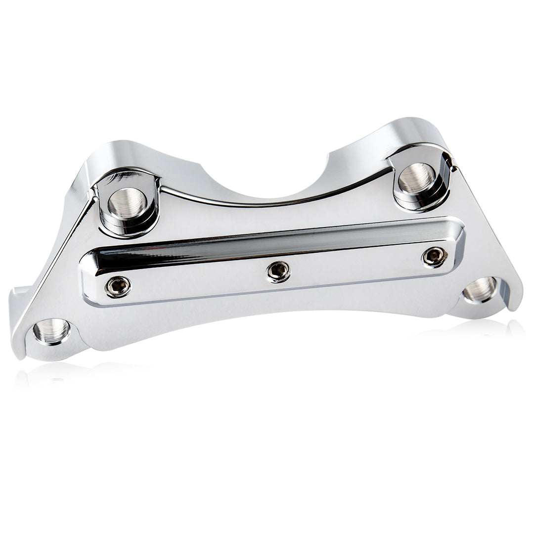 Touring 1 Inch Top Clamp Anti-Slip Handlebar Compatible with 1997-Later Harley Touring Models