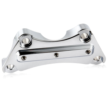Touring 1 Inch Top Clamp Anti-Slip Handlebar Compatible with 1997-Later Harley Touring Models