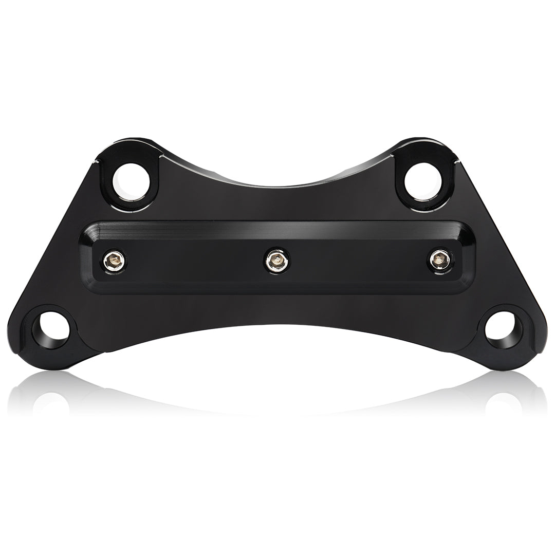 Touring 1 Inch Top Clamp Anti-Slip Handlebar Compatible with 1997-Later Harley Touring Models