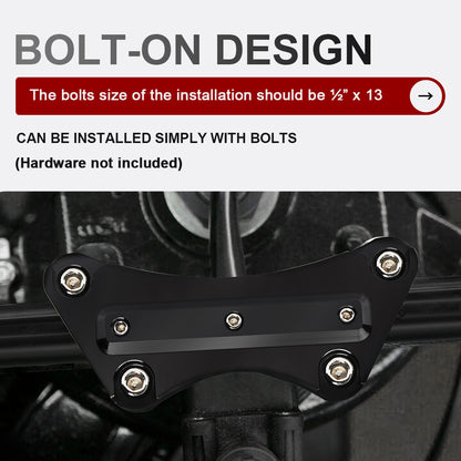 Touring 1 Inch Top Clamp Anti-Slip Handlebar Compatible with 1997-Later Harley Touring Models