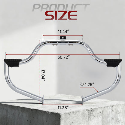 For Touring 1997-2008 1.25 Inch Fat Engine Guard Highway Peg Crash Bar