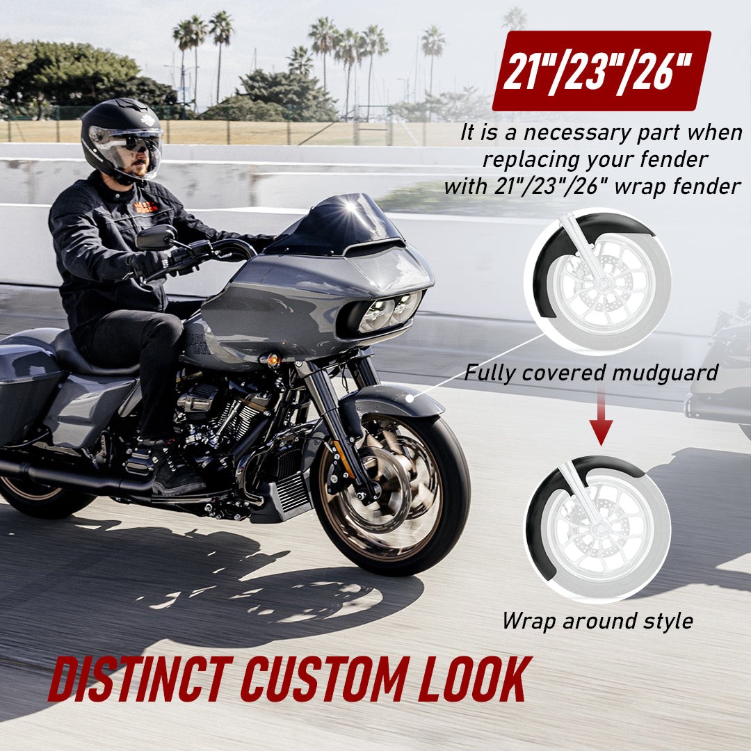 For Touring 1997-2013  Front Fender Spacers Mount Bracket