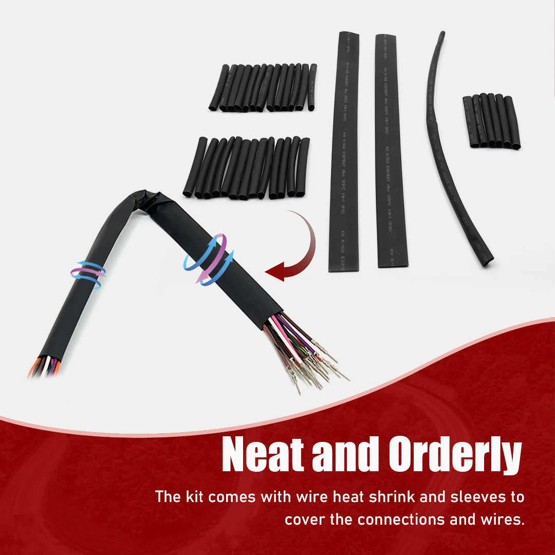 For Harley Touring 2007-2013 Handlebar Wiring Extension Harness kits