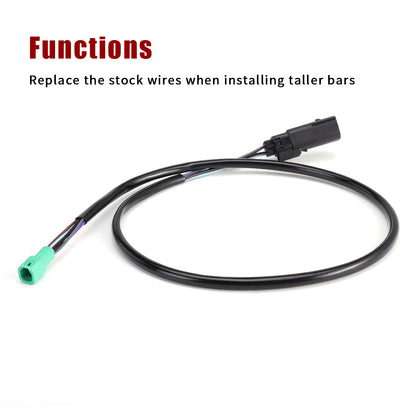 For Harley Touring 2008-2013 Extensions Heated-Grip Wire Harness