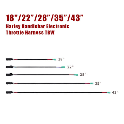 For Harley Touring 2008-2013 Extensions Heated-Grip Wire Harness