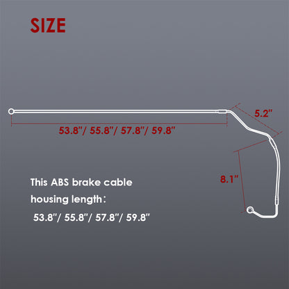For Harley Touring 2008-2013 Front Brake Lines