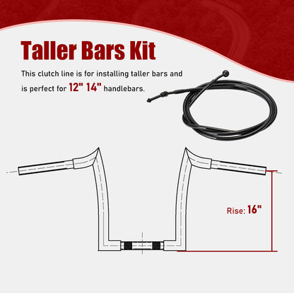 For Harley Touring 2009-2012 Hydraulic Clutch Cable