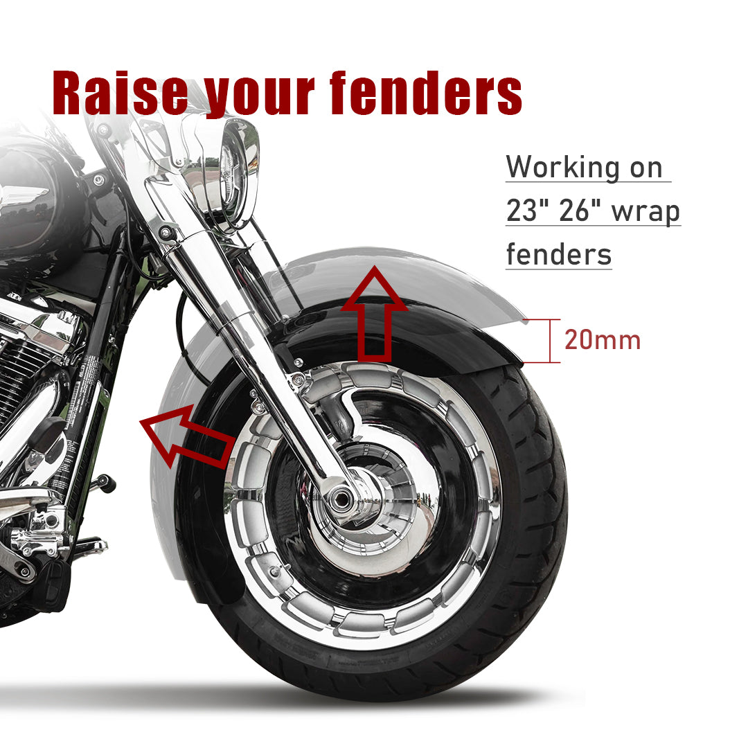 For Touring 2014-Later Front Fender Spacers Bracket Riser