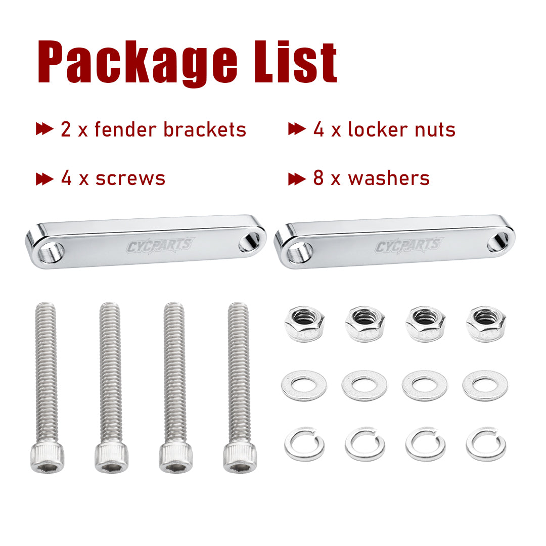For Touring 2014-Later Front Fender Spacers Bracket Riser
