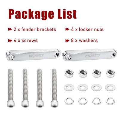 For Touring 2014-Later Front Fender Spacers Bracket Riser