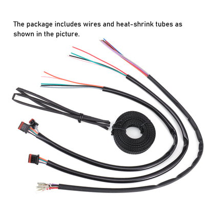 For Harley Touring/Softail 2016-2023 Handlebar Wire Extension CAN-Bus & TBW Wire Harness Extended Set