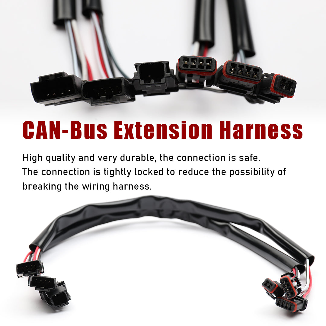 For Harley Touring 2017-2020 Handlebar Extended Cable Kits with ABS