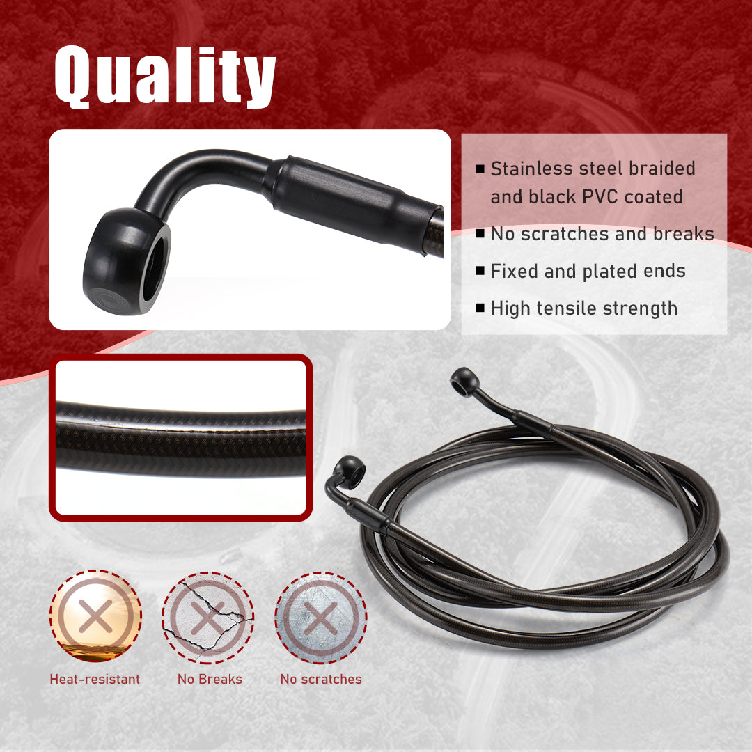 For Harley Touring 2021-2023 Handlebar Cable Kit with Brake Lines and Clutch Cable