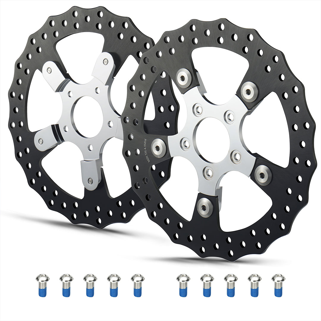 For Harley 2008-Later Touring Models 11.8 Inch Front Brake Dual Disc Rotors