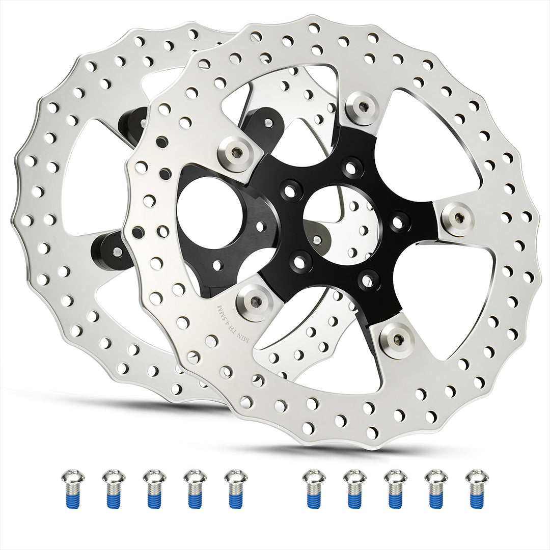 For Harley 2008-Later Touring Models 11.8 Inch Front Brake Dual Disc Rotors