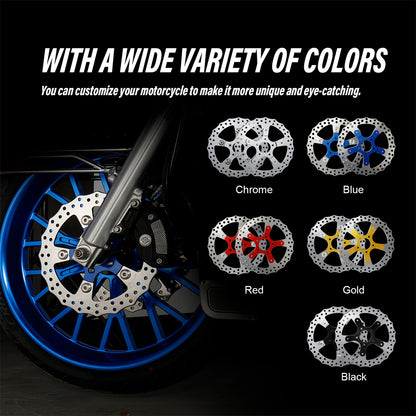 For Harley 2008-Later Touring Models 11.8 Inch Front Brake Dual Disc Rotors