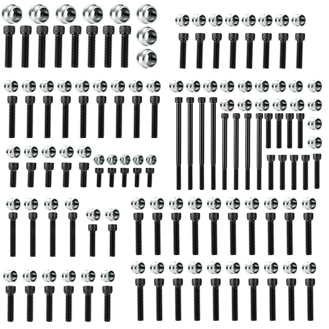 For Harley Touring/Softail 2018-Later 84 Sets Engine Bolt & Toppers Caps Bolt Cover Full Kits