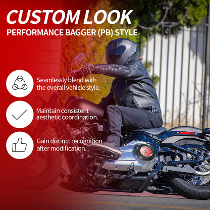 Transparent Clear Derby Cover for 2018-Later M8 Softail