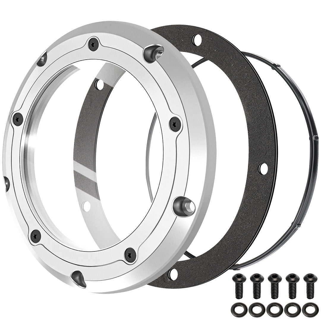 Transparent Derby Cover for 1999-2017 Touring/Dyna/Softail