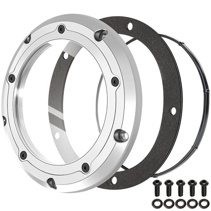 Transparent Derby Cover for 1999-2017 Touring/Dyna/Softail