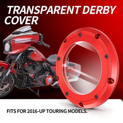 Transparent Derby Timer Cover for 2016-Later Touring