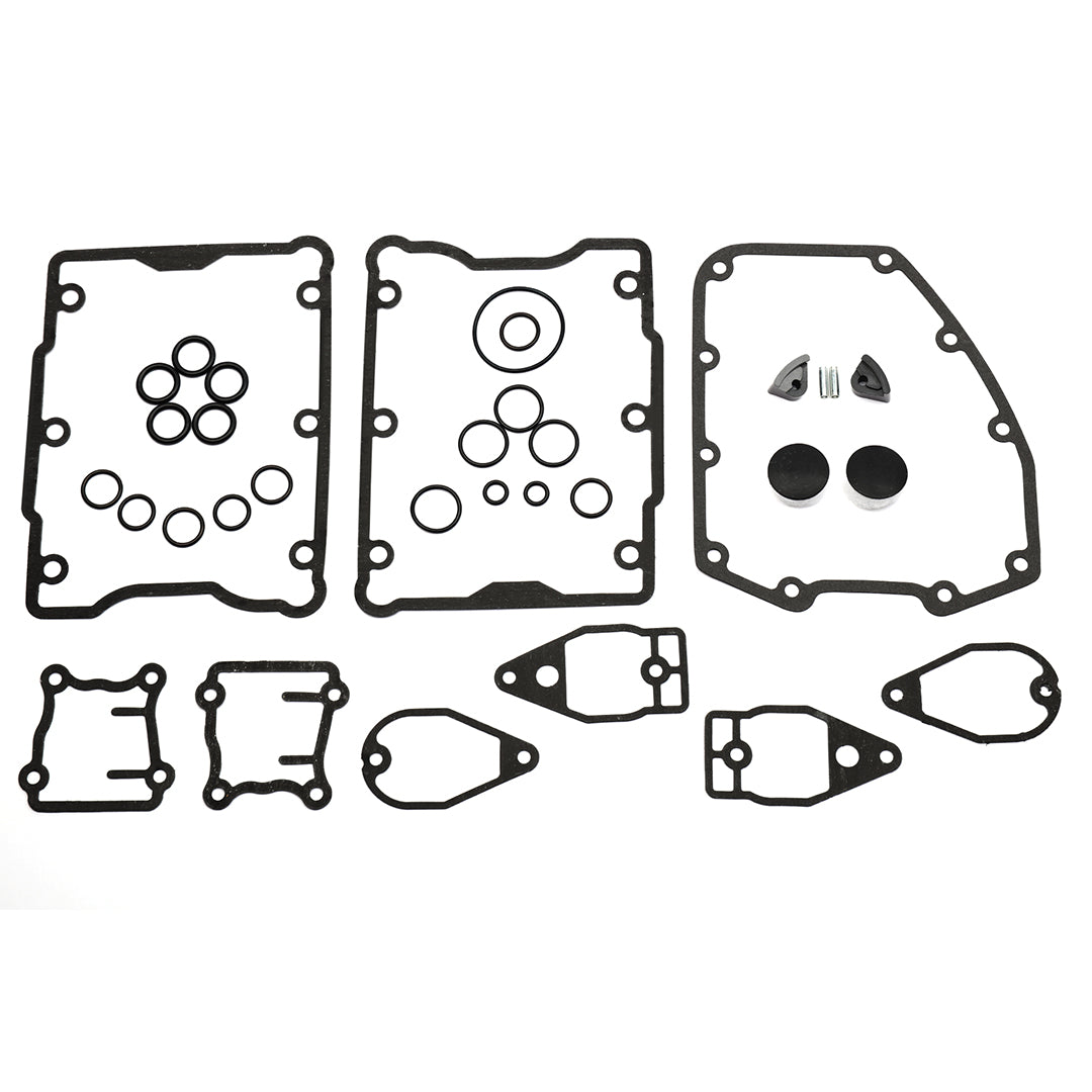 Twin Cam Change Rocker/Breather/Tappet/Cam Cover Gaskets/Seal+Tensioner Pad Kit for Harley Softail Dyna Touring 1999-2005