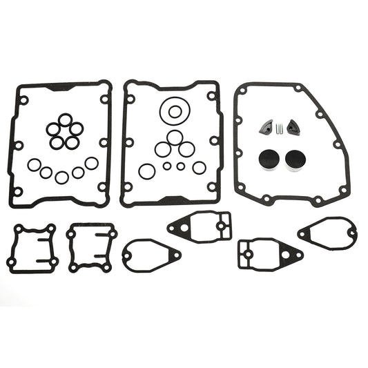 Twin Cam Change Rocker/Breather/Tappet/Cam Cover Gaskets/Seal+Tensioner Pad Kit for Harley Softail Dyna Touring 1999-2005