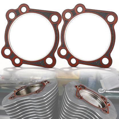 Twin Cam Cylinder Head Gaskets Kit for Harley Softail Dyna Touring 1999-Later, 2 Pcs