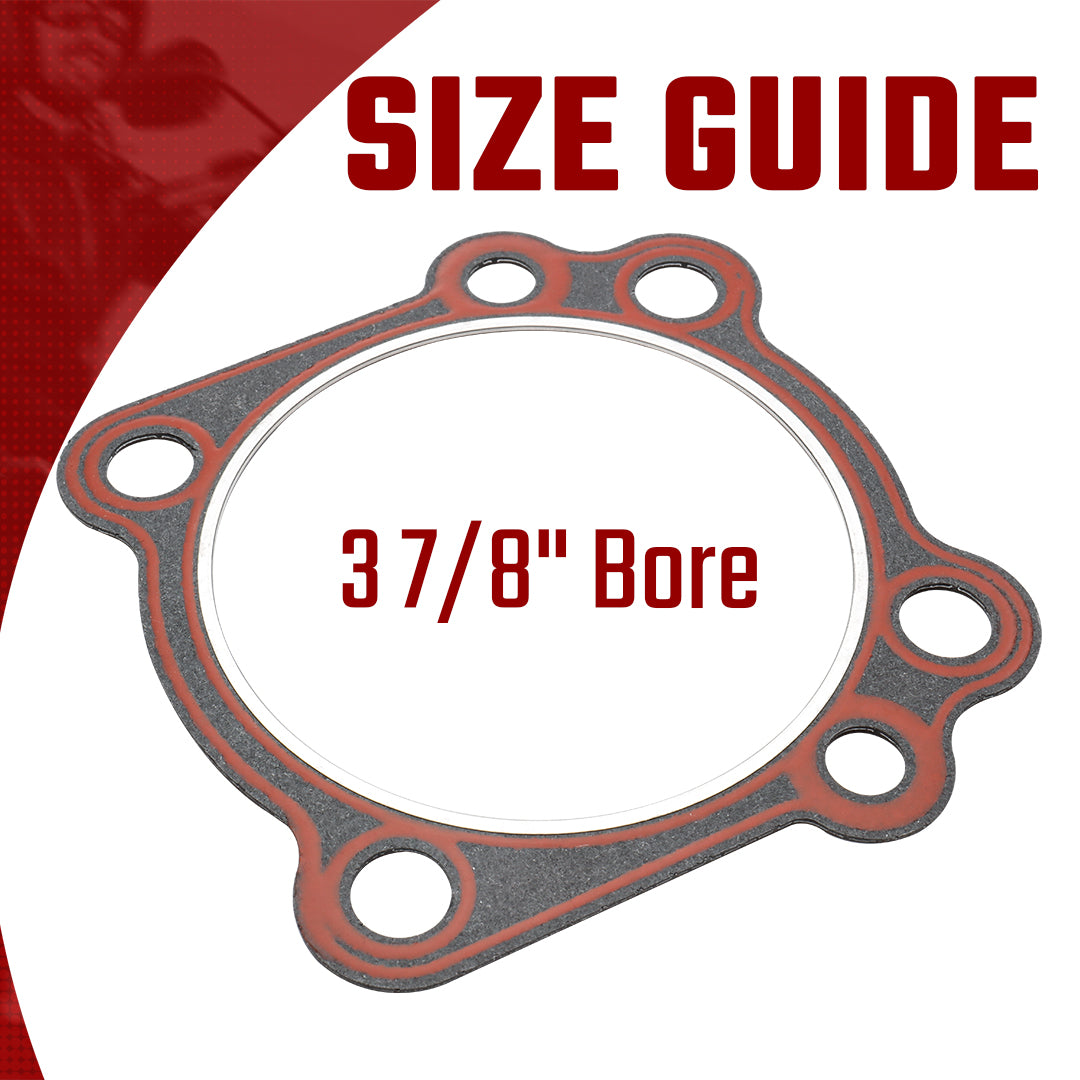 Twin Cam Cylinder Head Gaskets Kit for Harley Softail Dyna Touring 1999-Later, 2 Pcs